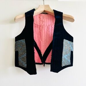 Vintage Victorian Antoinette Velvet Vest